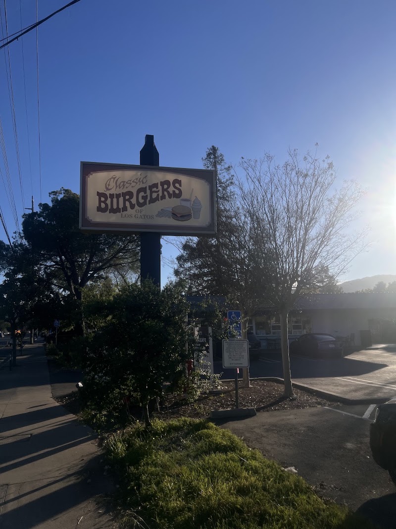 Iconic roadside burger sign