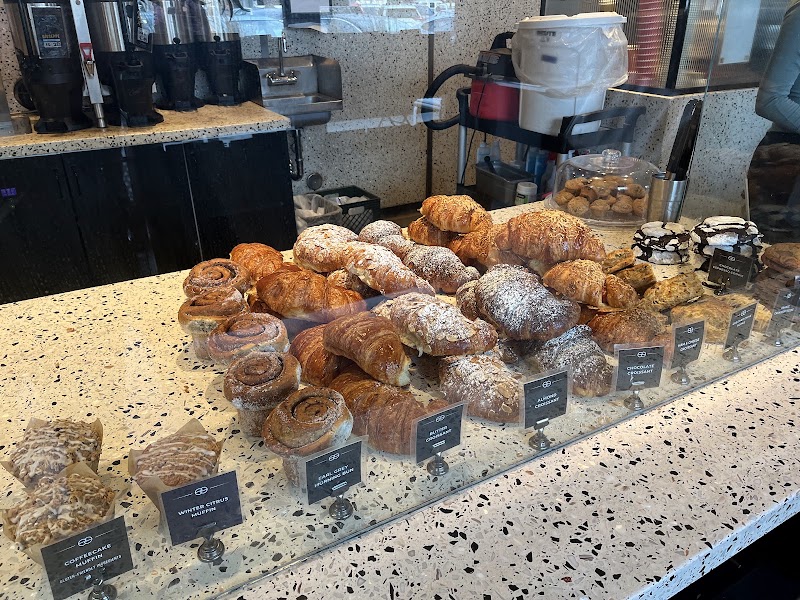 Fresh pastries on display