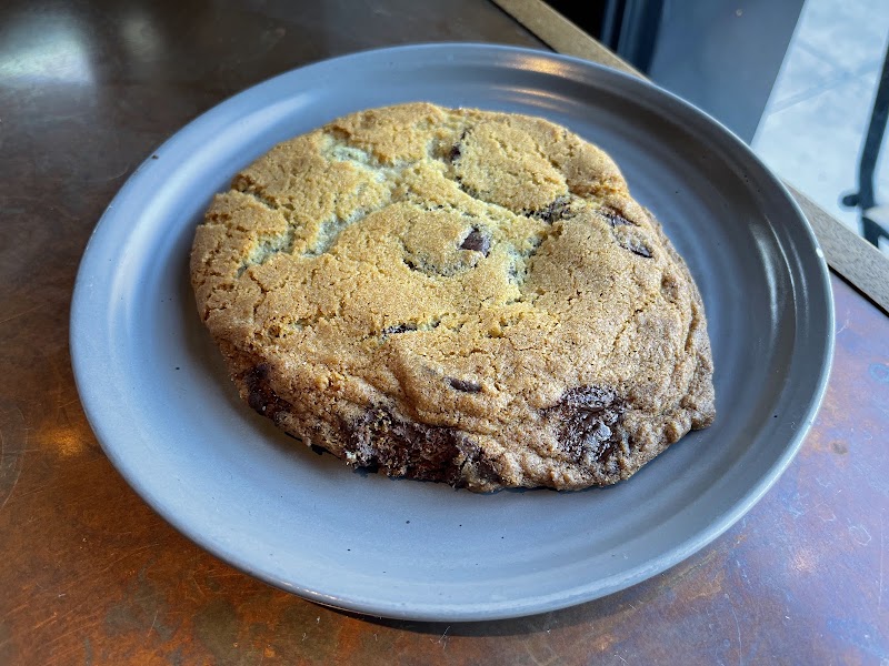 Giant chocolate chip cookie
