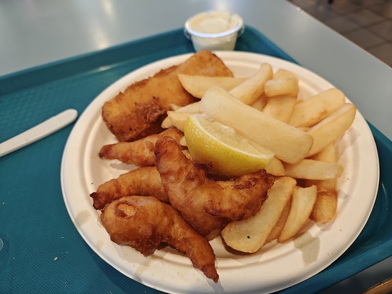 Golden fish and chips