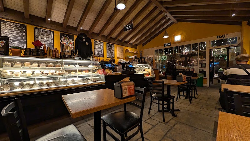 Cozy café evening atmosphere