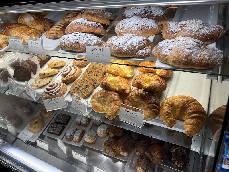 Fresh pastries on display