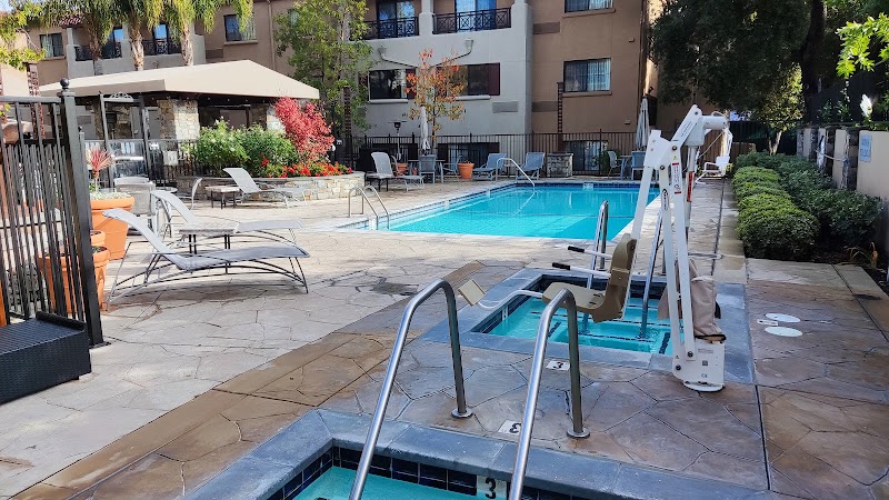 Pool and spa area