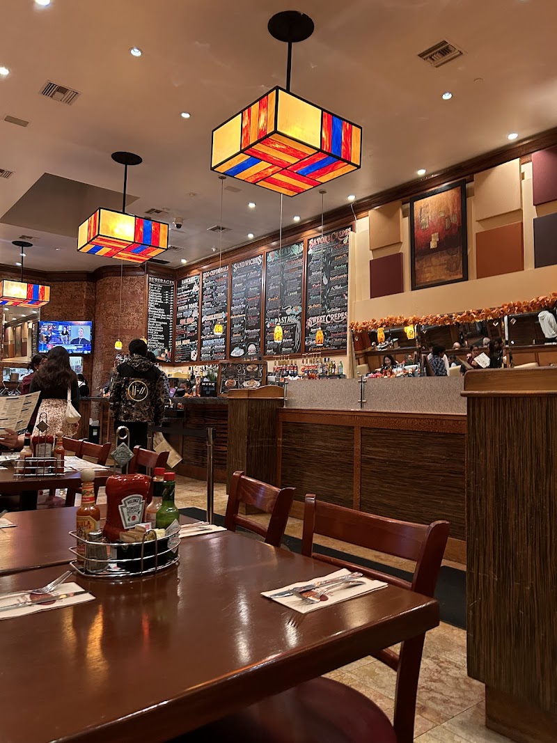 Warm, welcoming dining room
