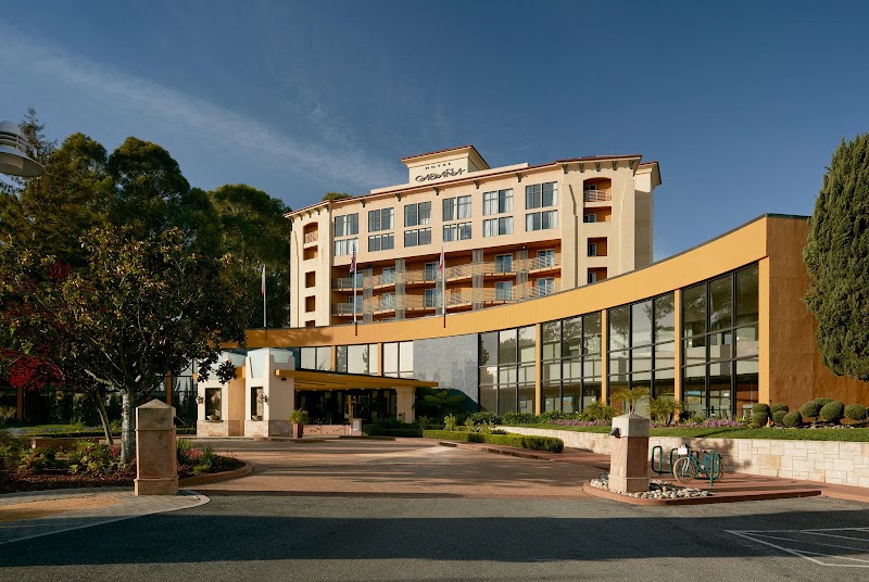 Welcoming hotel entrance and grounds