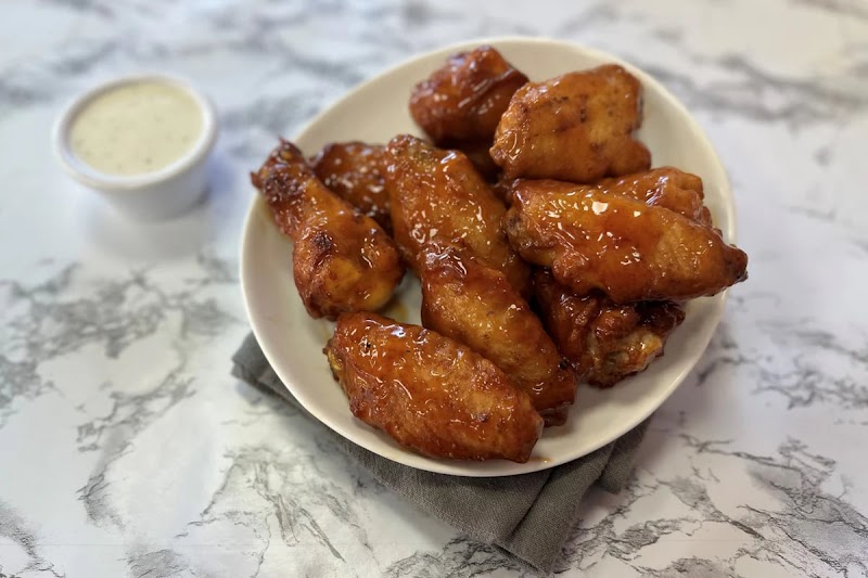 Saucy wings, ready to share