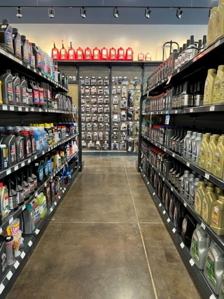 Oils and parts, fully stocked
