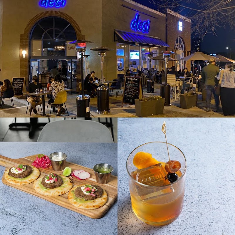 Lively patio, crafted bites