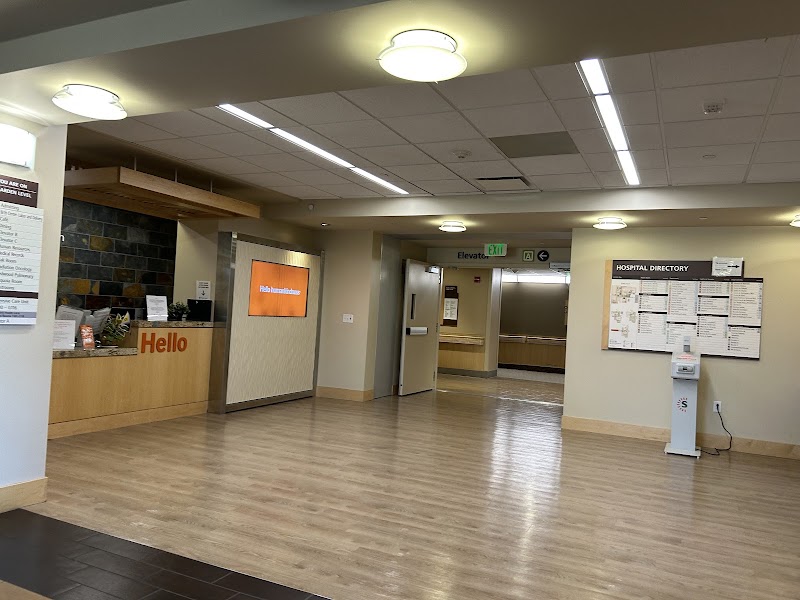 Bright, open welcome desk