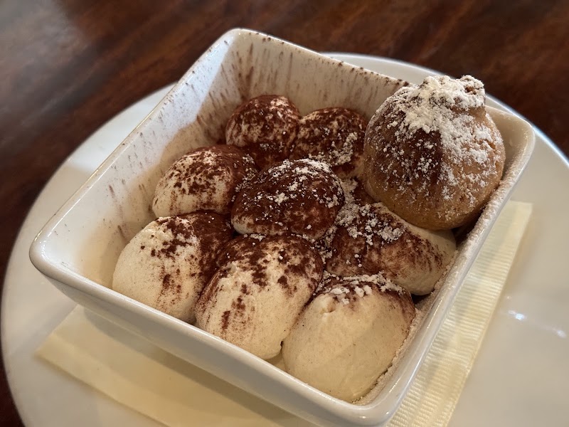 Tiramisu ice cream bites