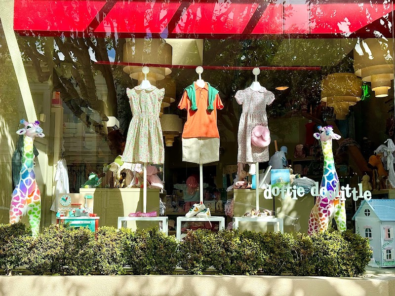 Bright window display, kids styles