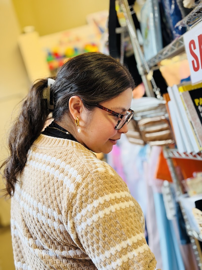 Browsing the in-store selection