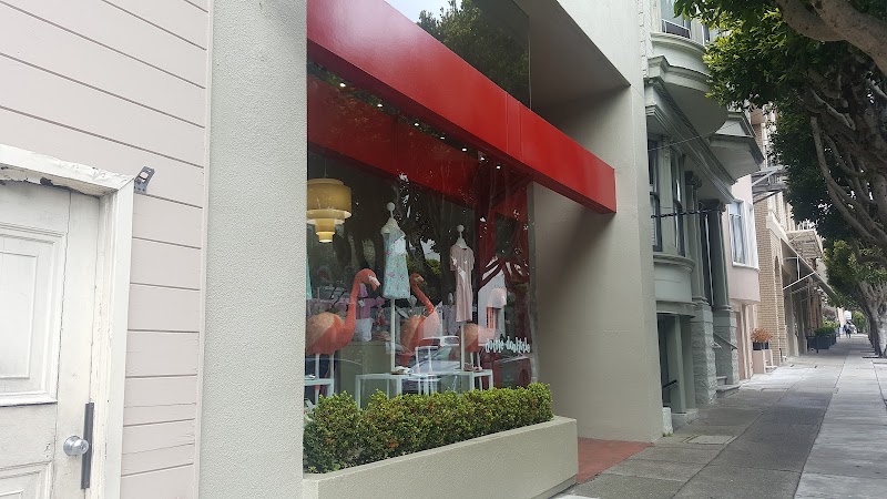 Playful window display outside