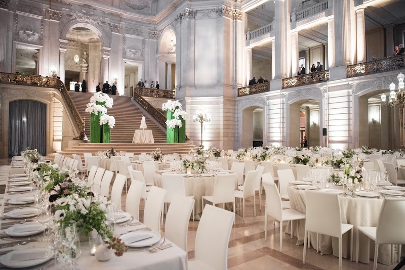Elegant garden venue entrance