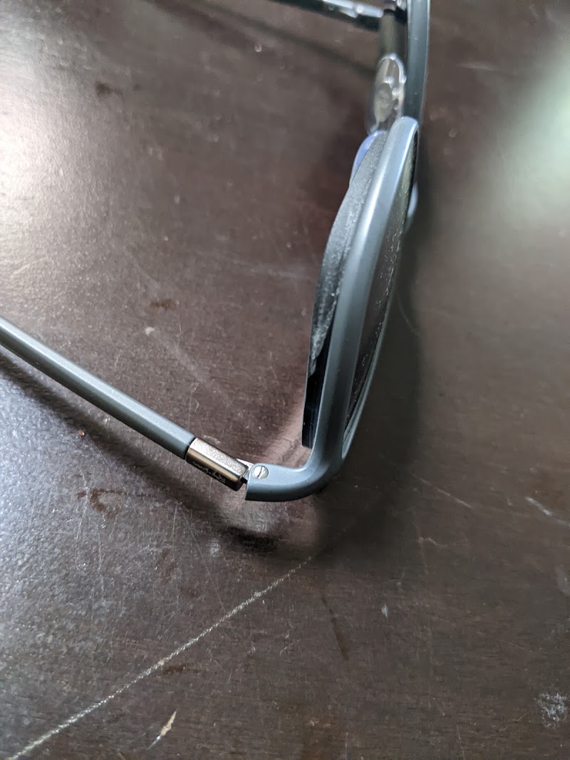 Precision eyewear detail