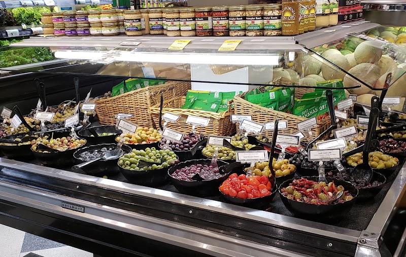 Abundant specialty olive bar