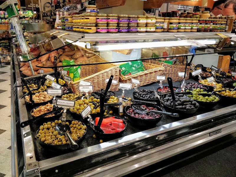 Olive bar, many varieties