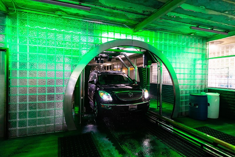 Through the wash tunnel