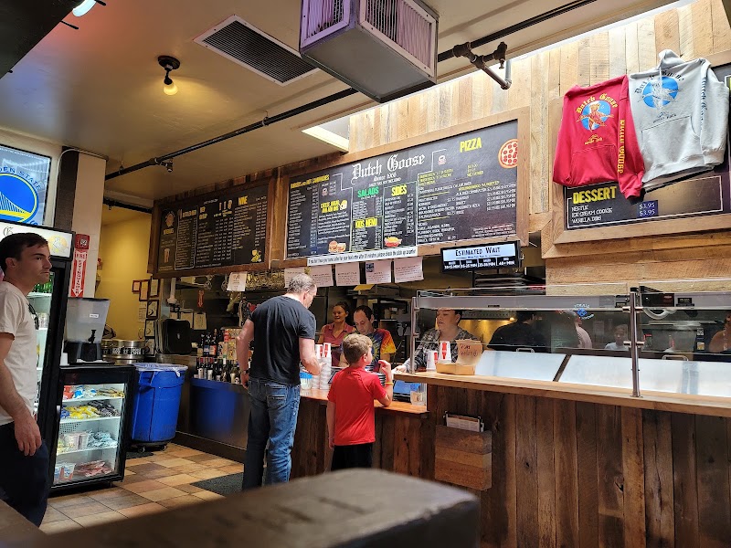 Busy counter, full menu