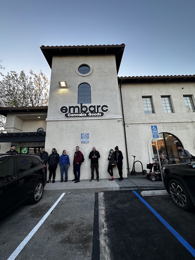 Embarc storefront, early crowd