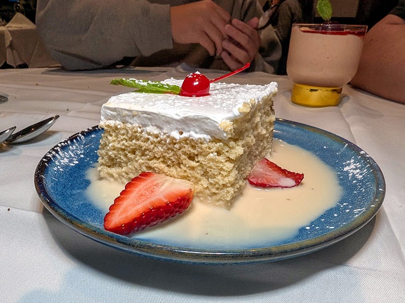 Classic tres leches slice
