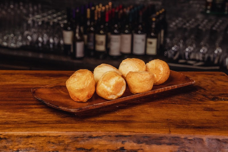 Fresh pão de queijo served
