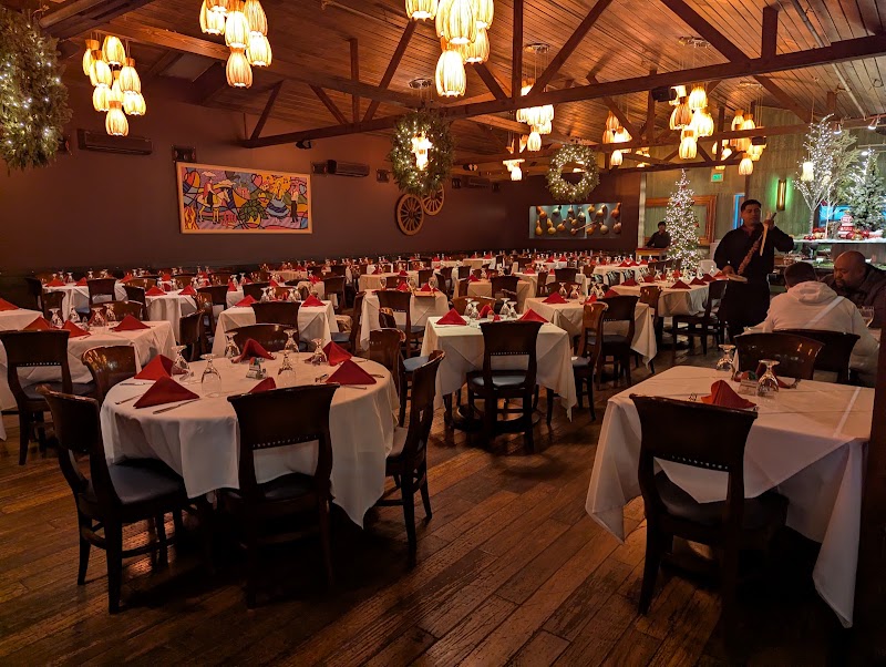 Festive hall, holiday décor