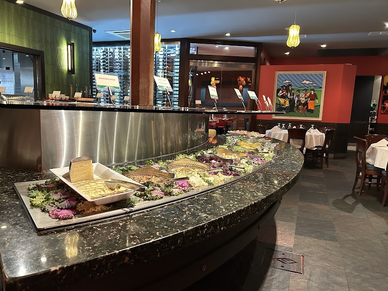 Fresh salad bar spread