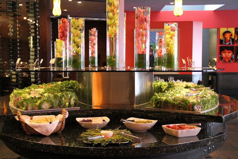 Fresh salad bar spread