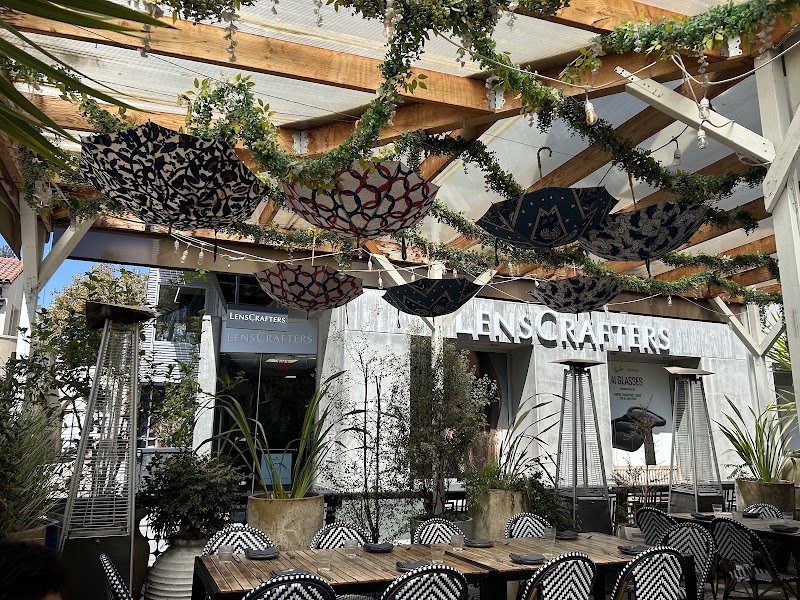 Breezy patterned patio seating
