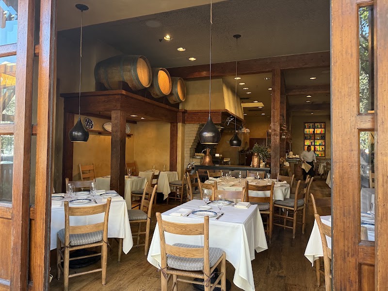 Warm dining room interior