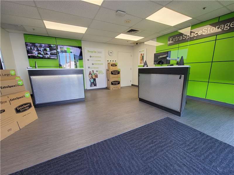 Bright, organised reception area