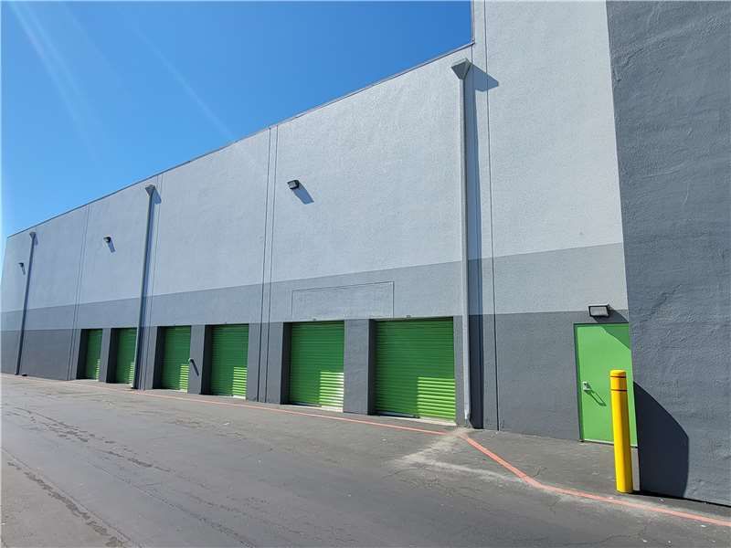 Secure drive-up storage units