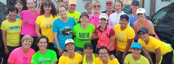 Smiling runners, strong community