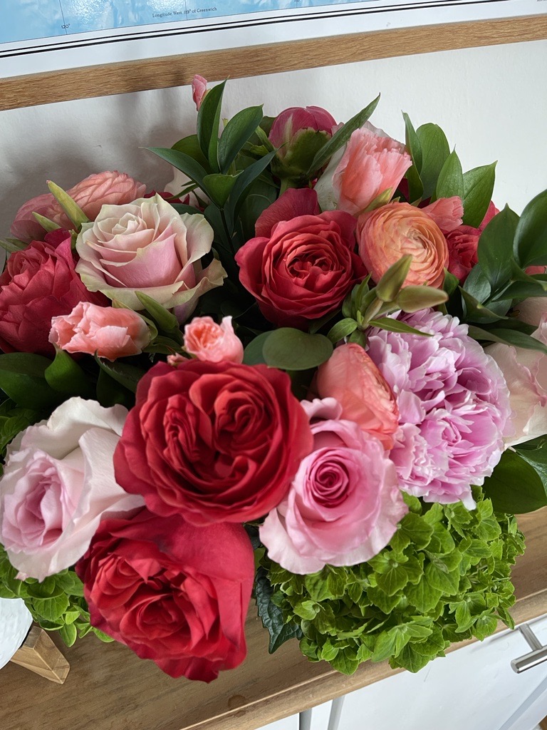 Vibrant roses in full color