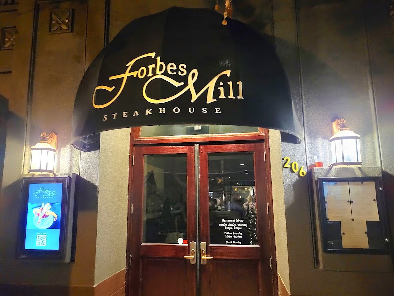 Forbes Mill Steakhouse at night