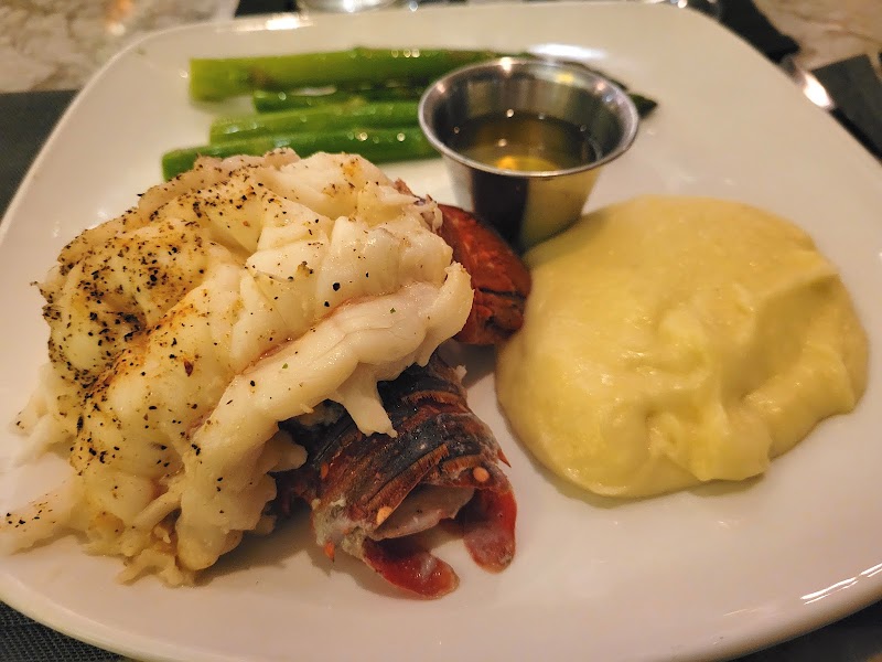 Lobster tail, creamy mashed potatoes