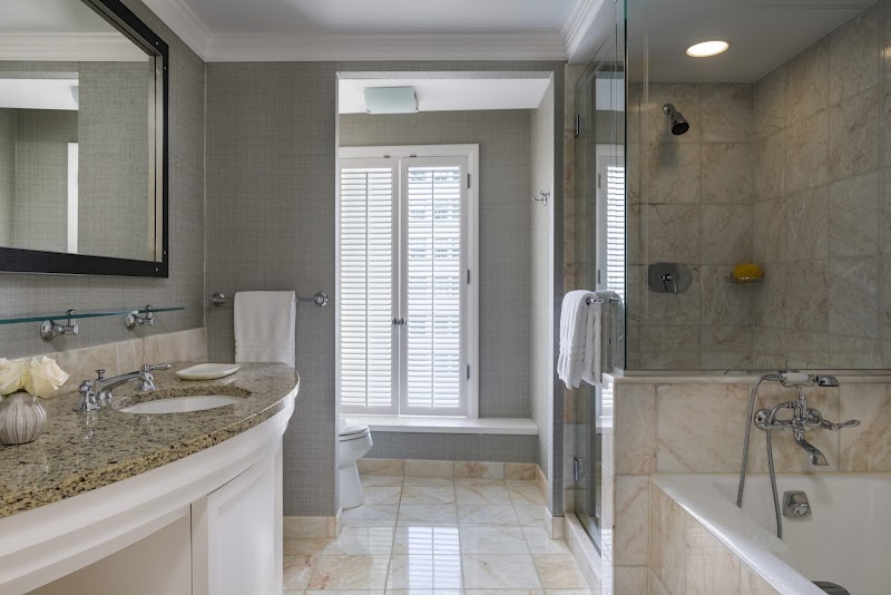 Spa-like marble bathroom retreat