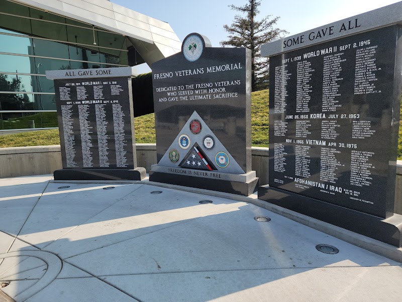 Veterans Memorial outside City Hall