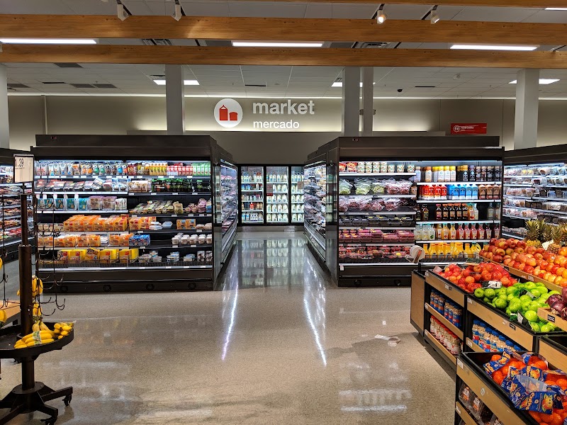 Fresh market grocery section