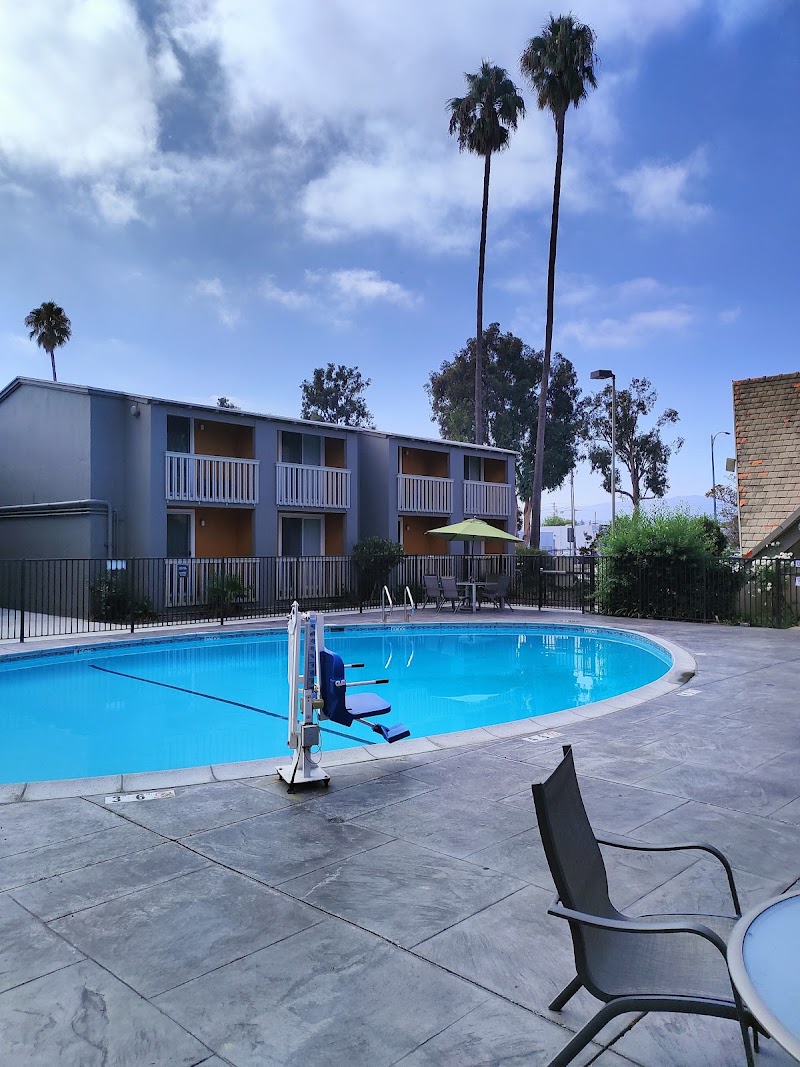 Sparkling pool, open skies