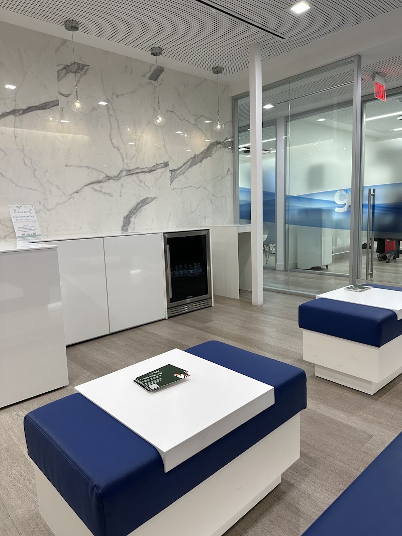 Bright, welcoming reception lounge