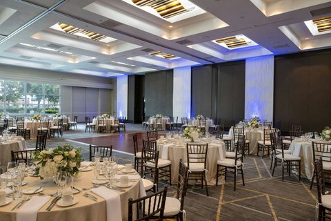 Elegant ballroom event space