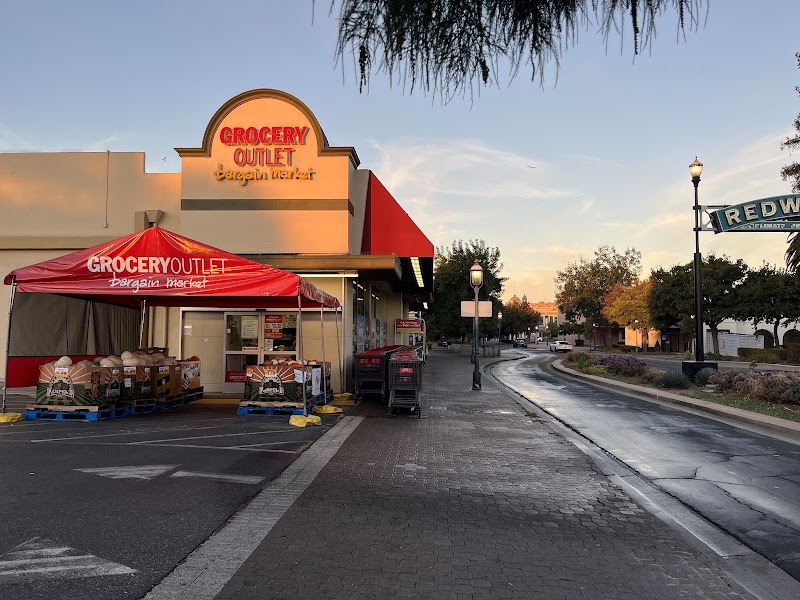 Welcoming storefront at dawn