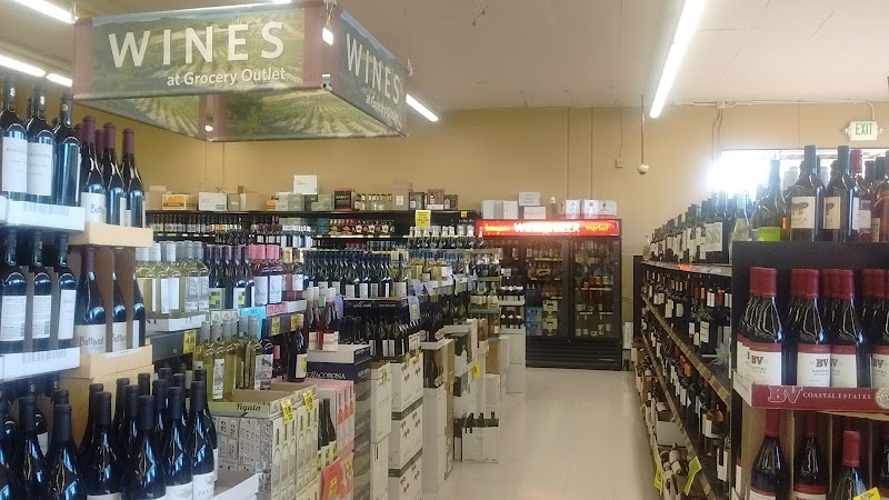 Well-stocked wines aisle