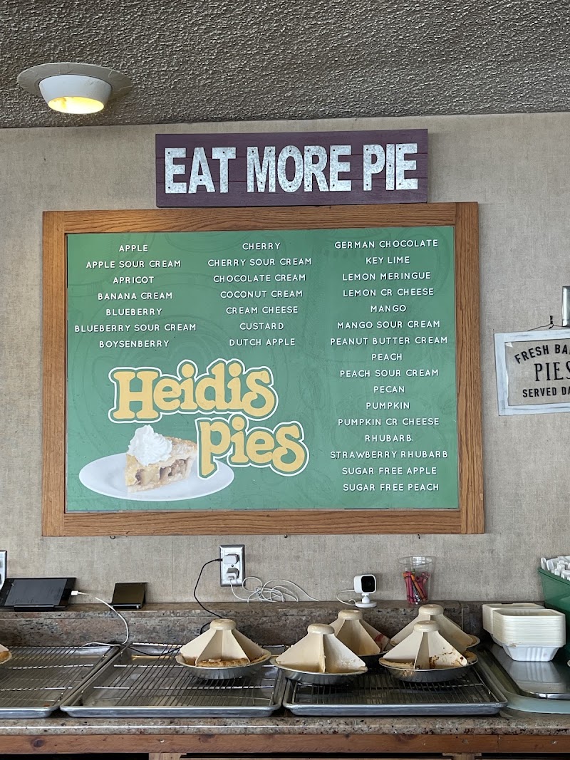 Walls of fresh pie varieties