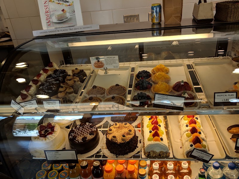 Pastry display, sweet variety