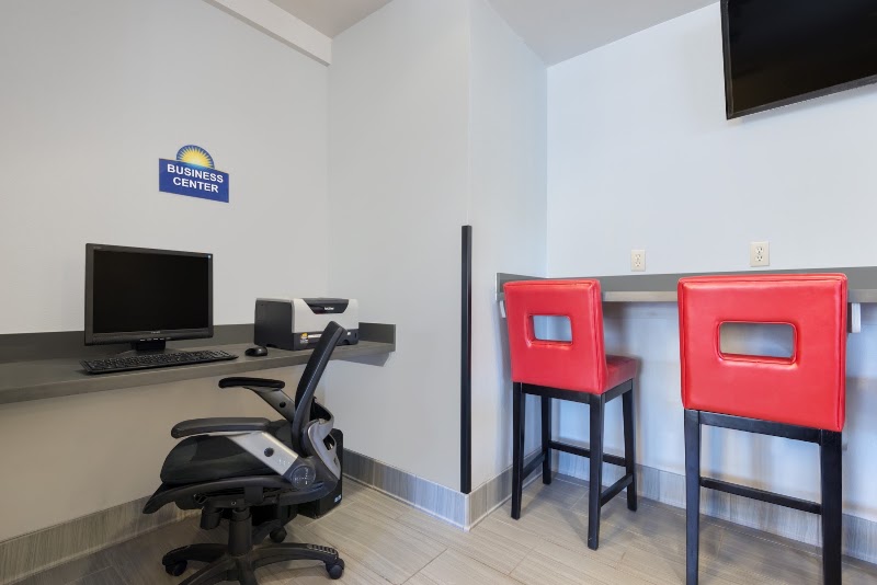Business center with printer