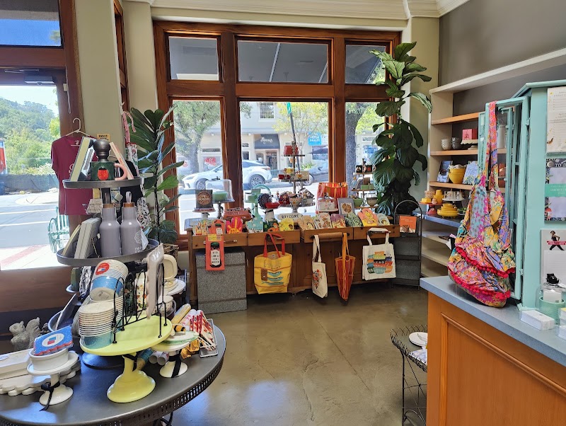 Charming gift shop display
