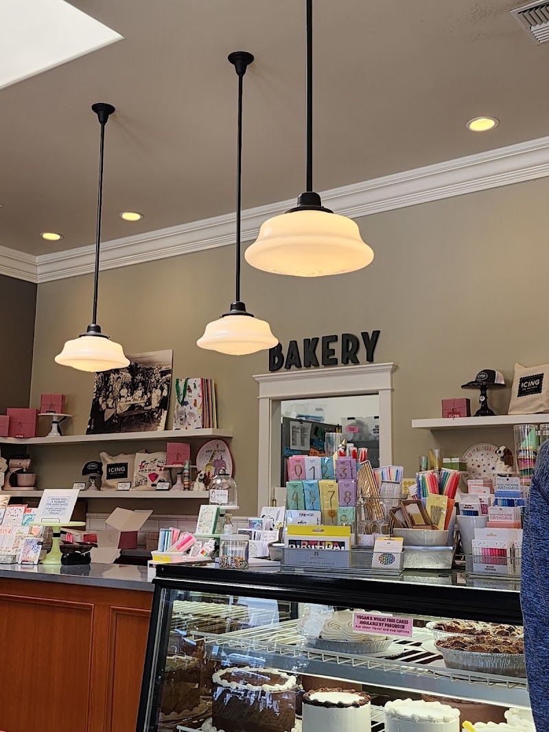Classic bakery counter setup